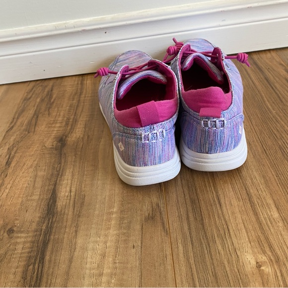 Sperry Pink, Purple & White Baycoast Boat Shoes - Picture 8 of 11